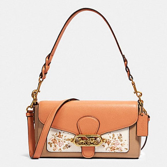 Coach Bags Coach Jade Shoulder Bag With Rose Bouquet Print Poshmark